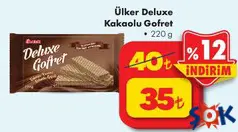 ÜLKER DELUXE KAKAOLU GOFRET 220 G